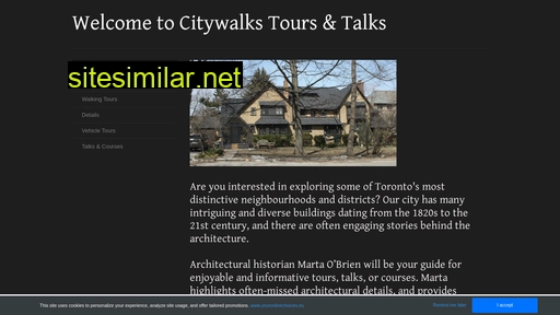 citywalks.ca alternative sites