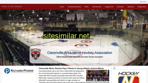 clarenvilleminorhockey.ca alternative sites