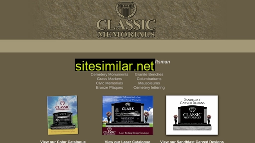 classicmemorials.ca alternative sites
