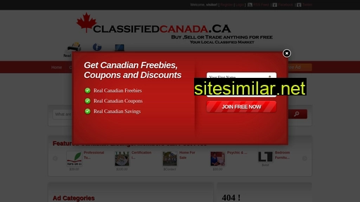 classifiedcanada.ca alternative sites