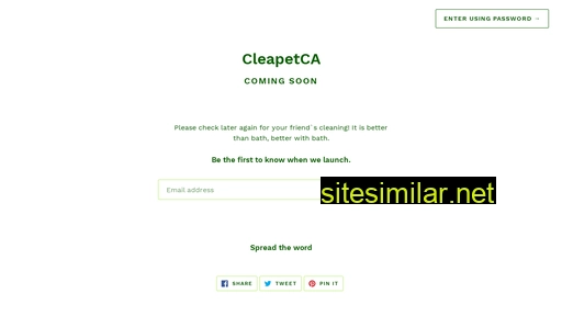 cleapet.ca alternative sites