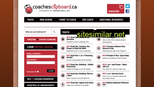 coachesclipboard.ca alternative sites