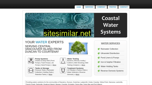Coastalwatersystems similar sites