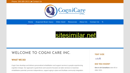 cognicare.ca alternative sites