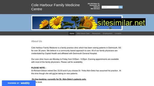 coleharbourfamilymedicine.ca alternative sites