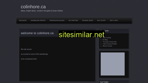 colinhore.ca alternative sites