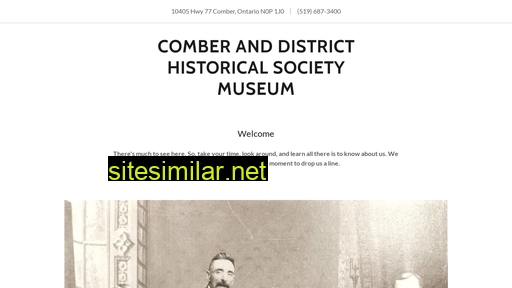 combermuseum.ca alternative sites