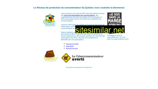 consommateur.qc.ca alternative sites