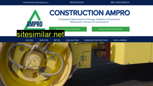 constructionampro.ca alternative sites