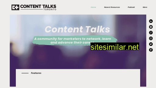 contenttalks.ca alternative sites