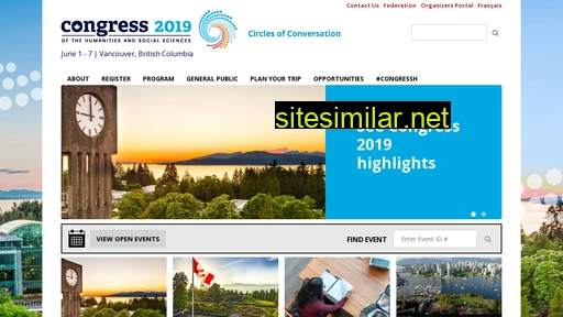 congress2019.ca alternative sites