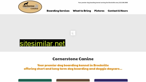 cornerstonecanine.ca alternative sites