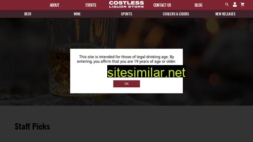 costlessliquorstore.ca alternative sites