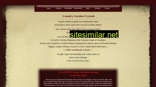 countrygardencrystals.ca alternative sites