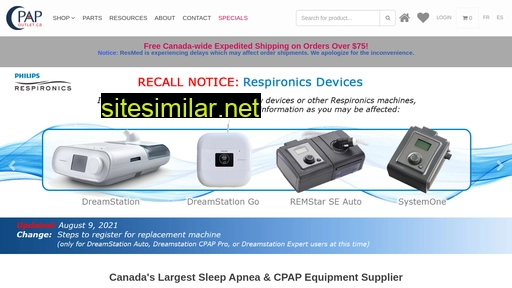 cpapoutlet.ca alternative sites