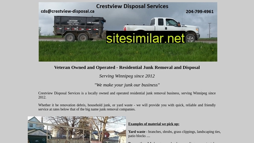 crestview-disposal.ca alternative sites