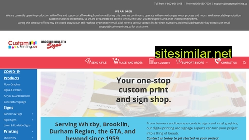 customprinting.ca alternative sites