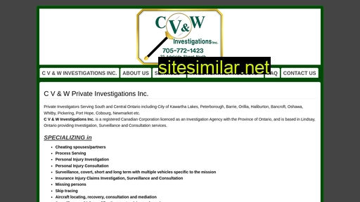 Cvwinvestigation similar sites