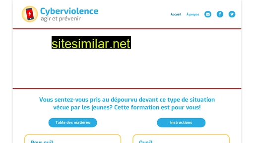 cyberviolence.ca alternative sites