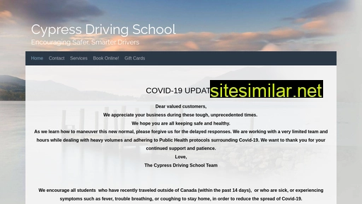 cypressdrivingschool.ca alternative sites