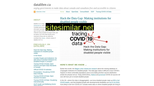 datalibre.ca alternative sites