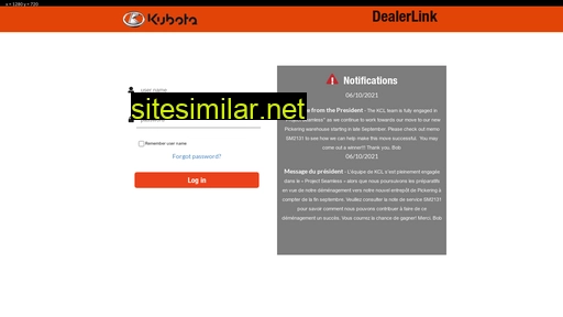 dealerlink.kubota.ca alternative sites