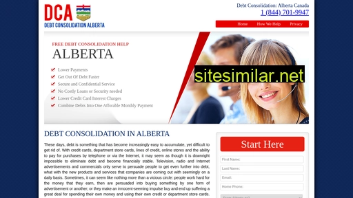 debtconsolidationalberta.ca alternative sites