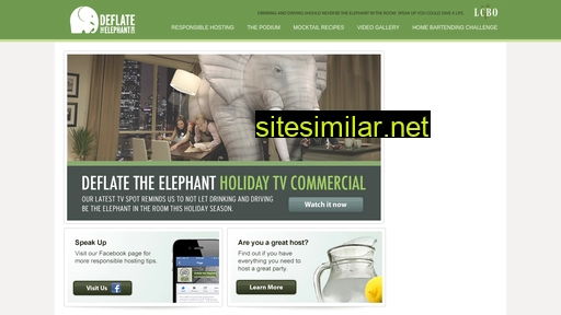 deflatetheelephant.ca alternative sites