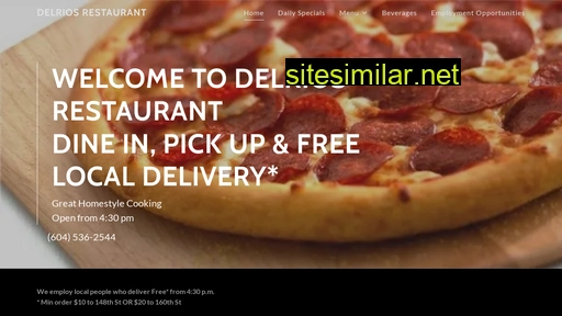 delriosrestaurant.ca alternative sites