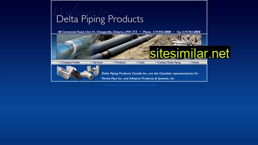 deltapipingproducts.ca alternative sites
