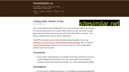 Derekmartin similar sites
