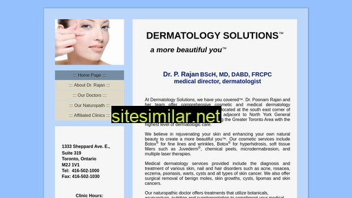 dermatologysolutions.ca alternative sites