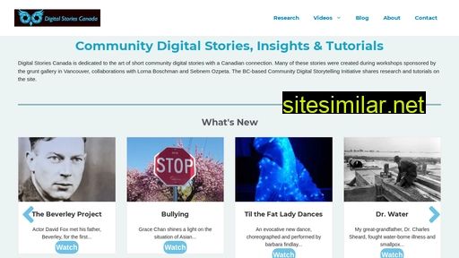 digitalstories.ca alternative sites