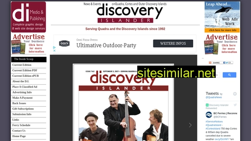 discoveryislands.ca alternative sites