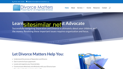 divorcematters.ca alternative sites