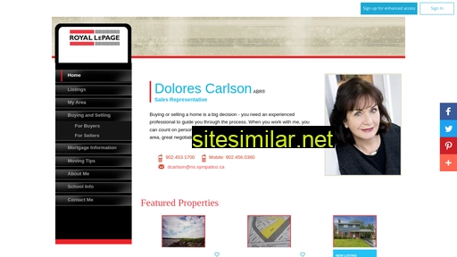 Dolorescarlson similar sites