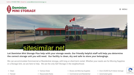 dominionministorage.ca alternative sites