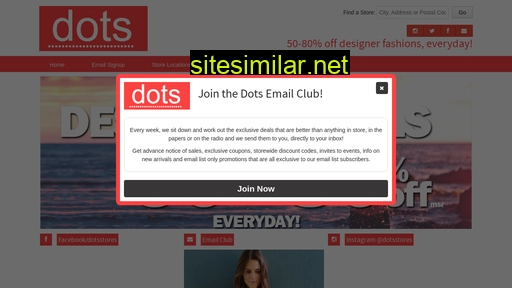 dotsstores.ca alternative sites