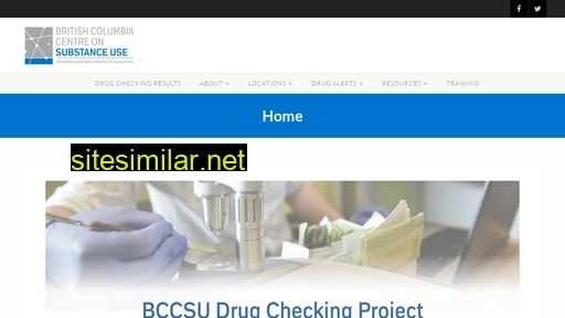 drugcheckingbc.ca alternative sites
