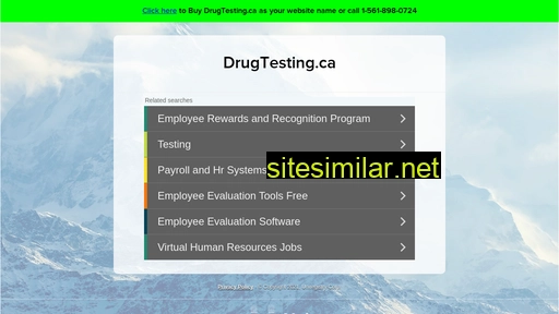 drugtesting.ca alternative sites