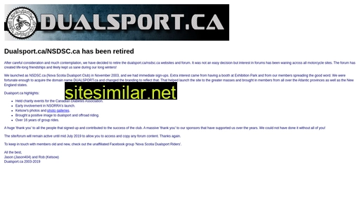 dualsport.ca alternative sites