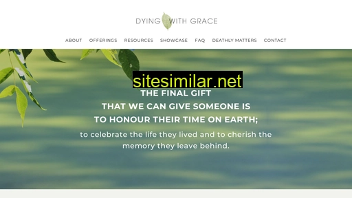 dyingwithgrace.ca alternative sites