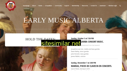 earlymusicalberta.ca alternative sites