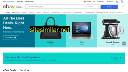 ebay.ca alternative sites
