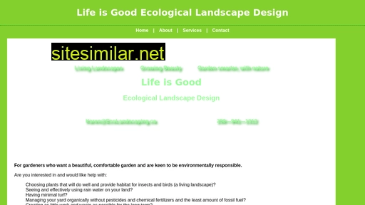 Ecolandscaping similar sites