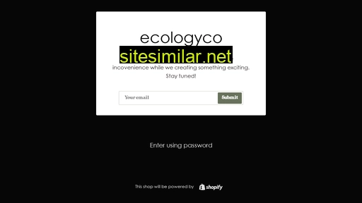 ecologyco.ca alternative sites