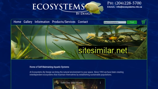 Ecosystems similar sites
