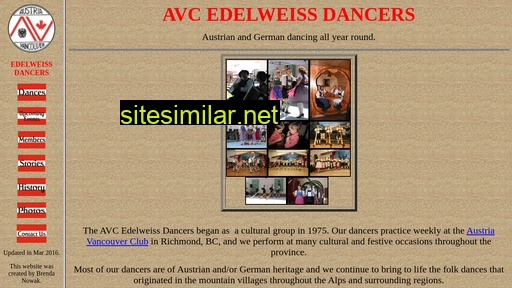 edelweissdancers.ca alternative sites