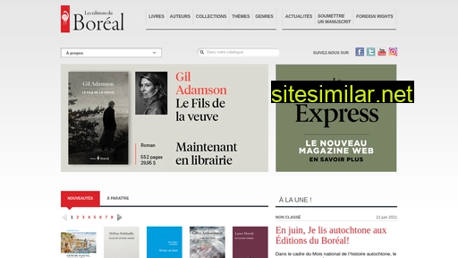 editionsboreal.qc.ca alternative sites