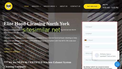 Elite-hood-cleaning-north-york similar sites